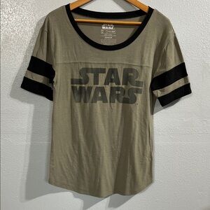 Star Wars Olive Green T-Shirt baseball tee m